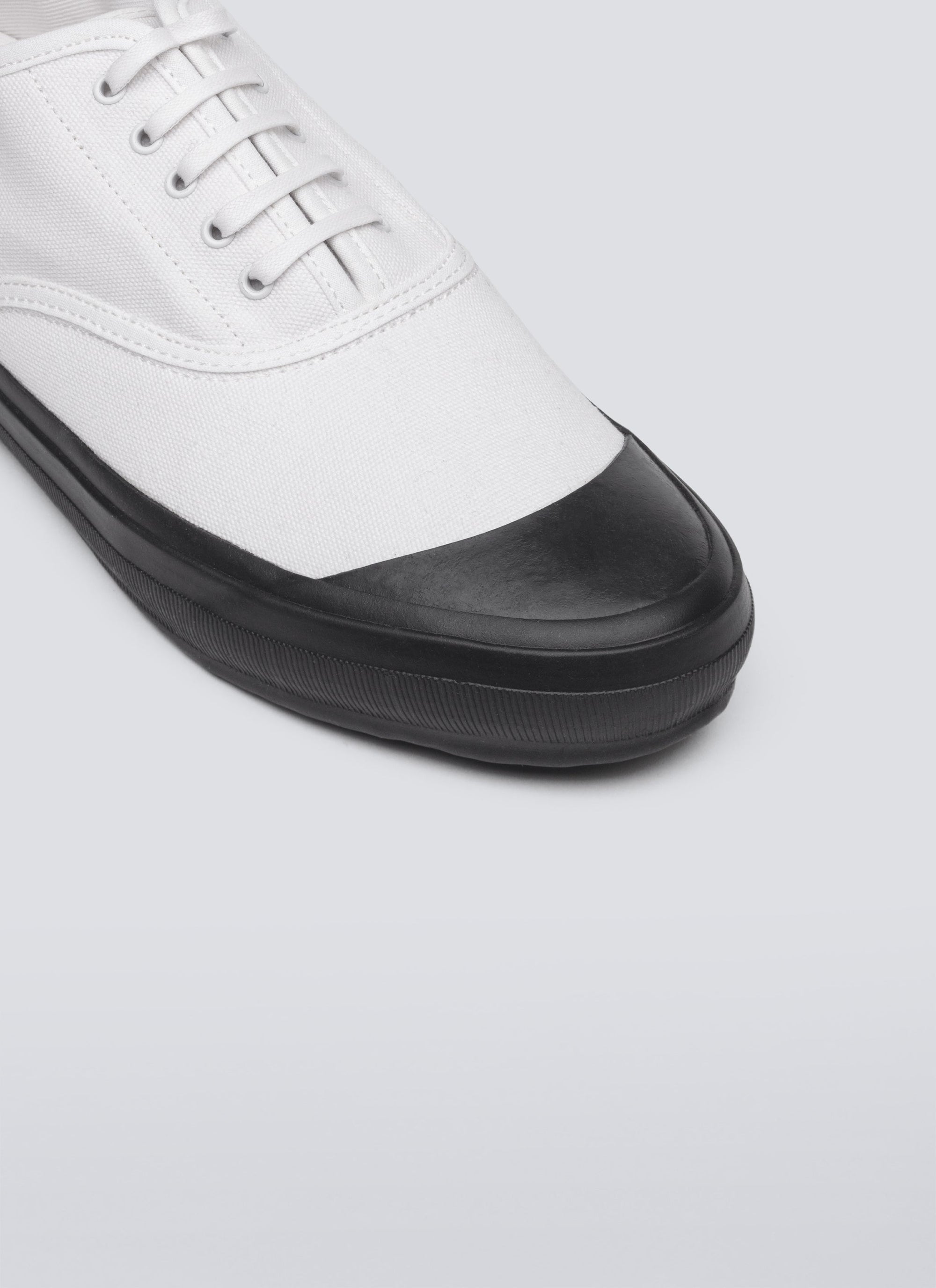 Cotton canvas trainers - White