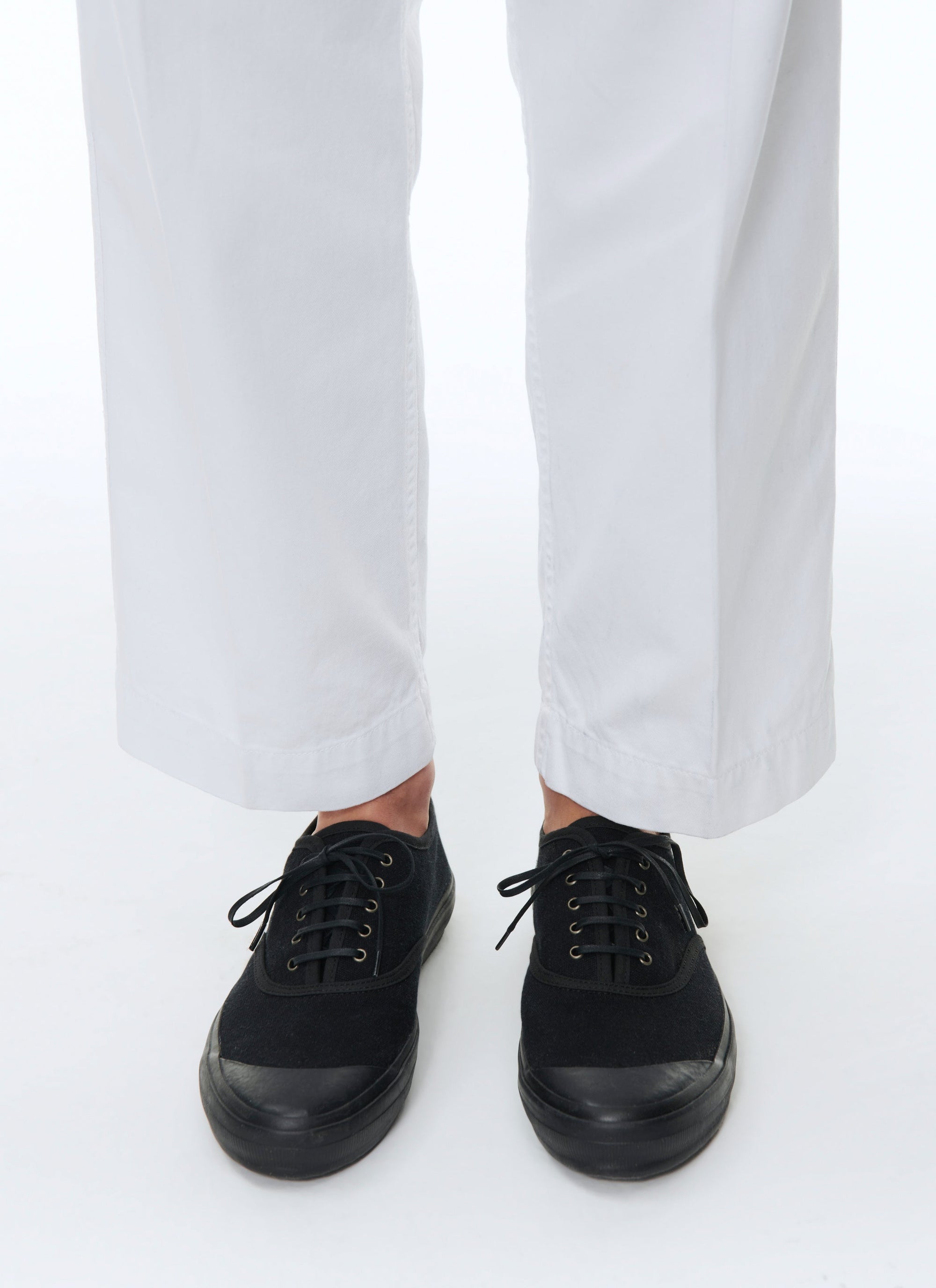 Cotton canvas trainers - Black