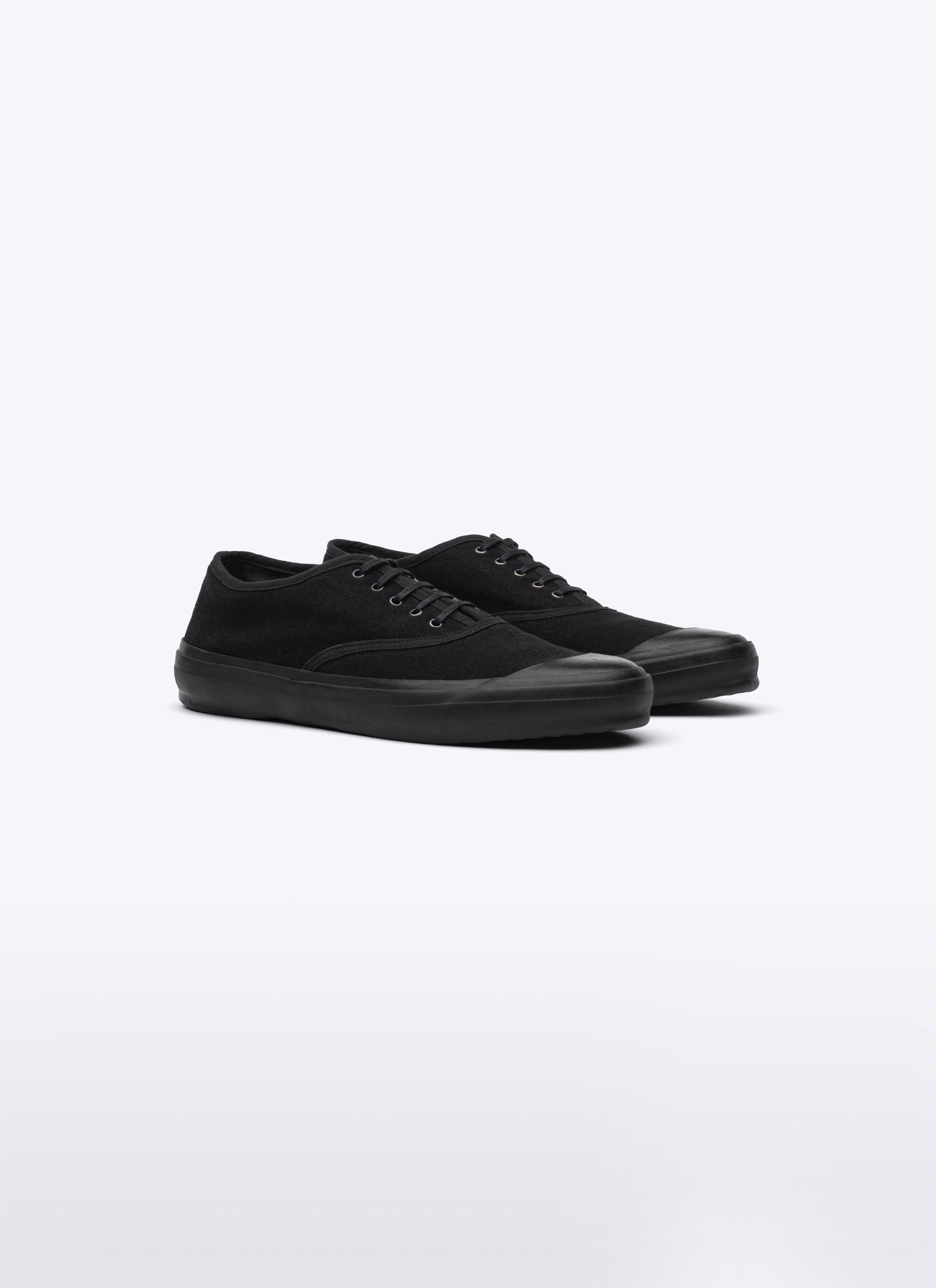 Cotton canvas trainers - Black