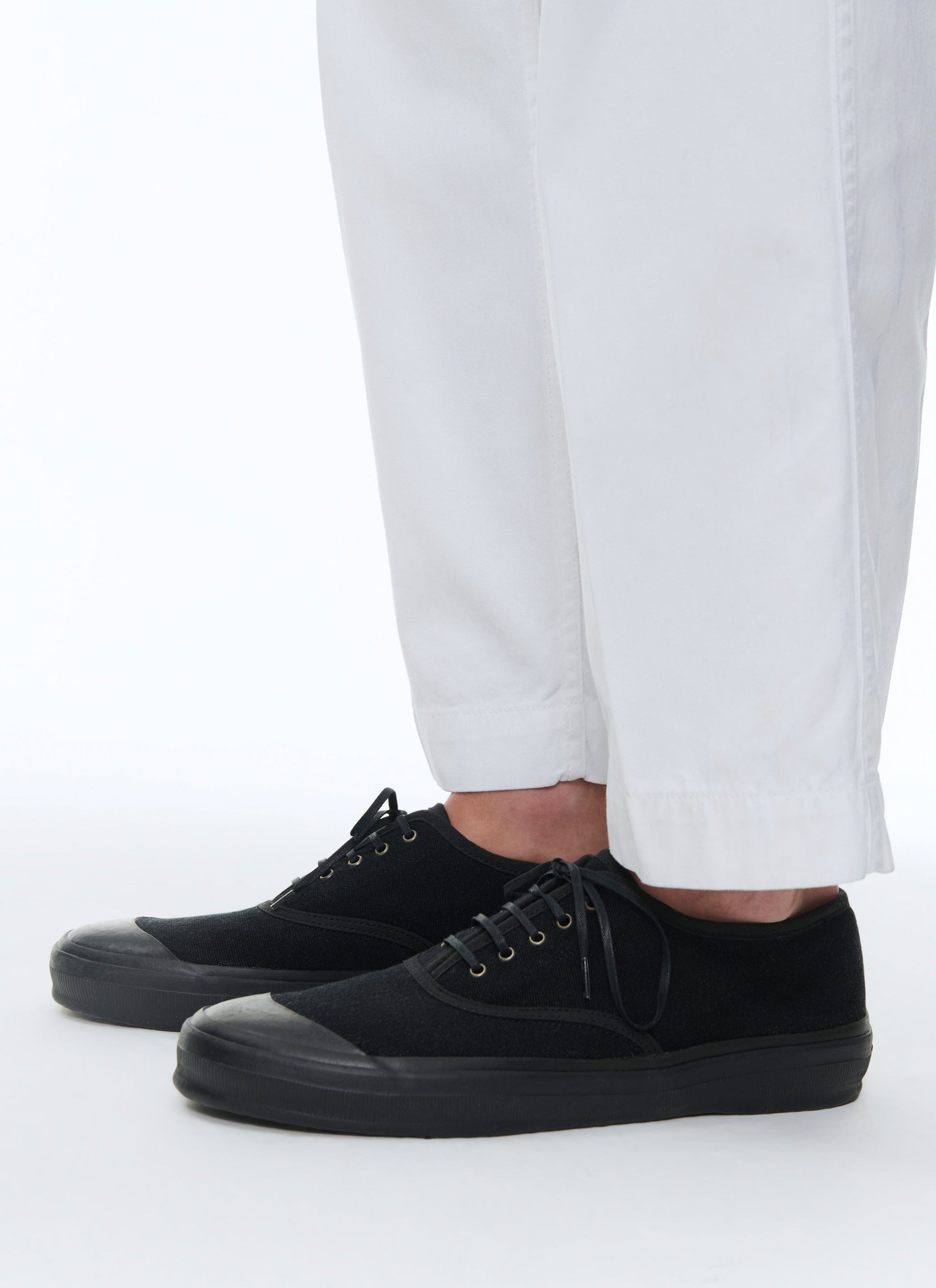 Cotton canvas trainers - Black