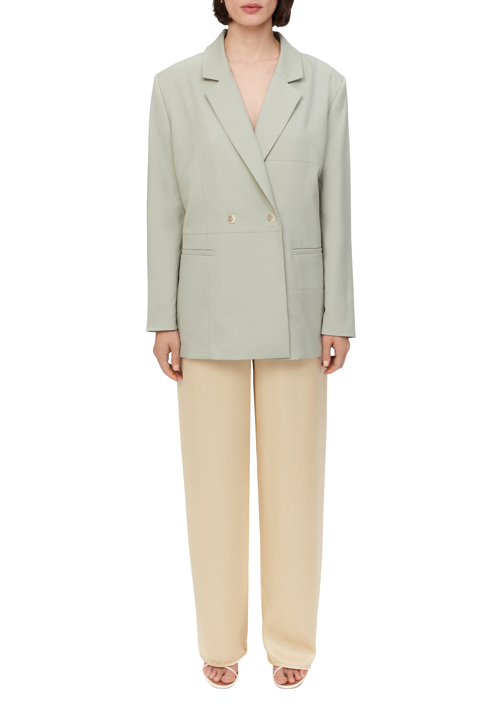 Blazer Lubaina croisé en laine - Herb
