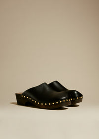 Sabots Lucca en cuir - Black