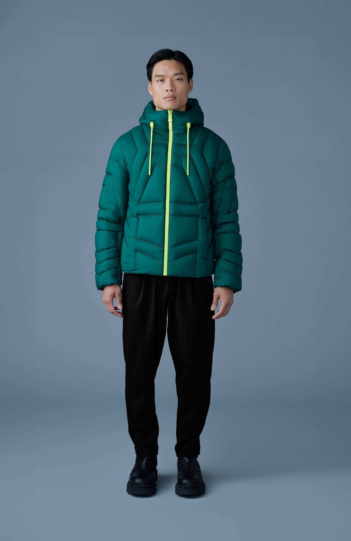 Emerald Men's Hooded Down Jacket