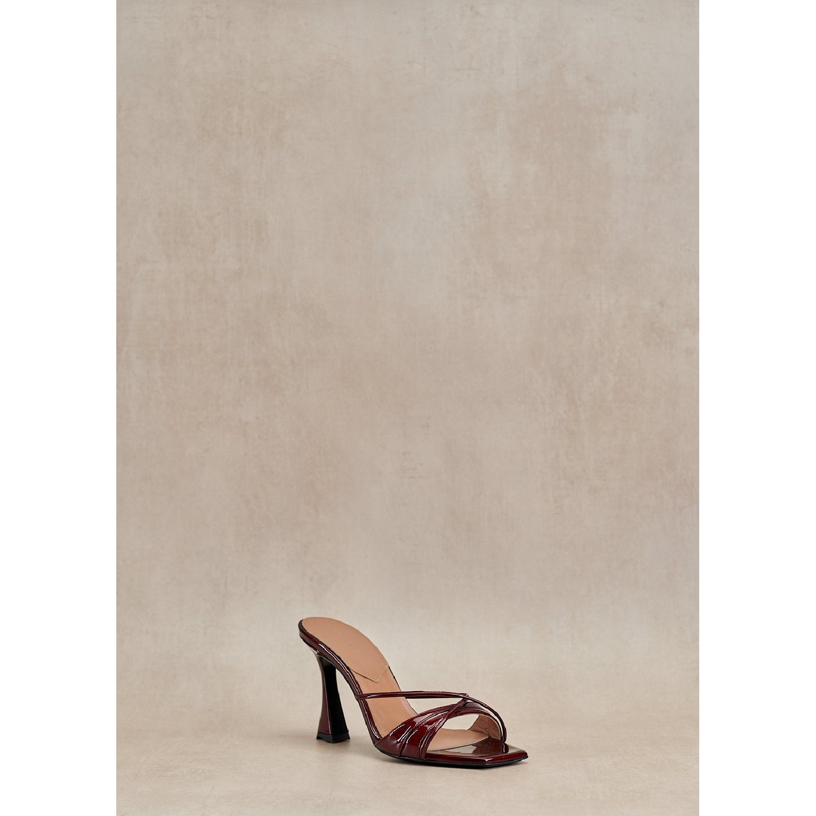 Lust 85 leather mules - Red