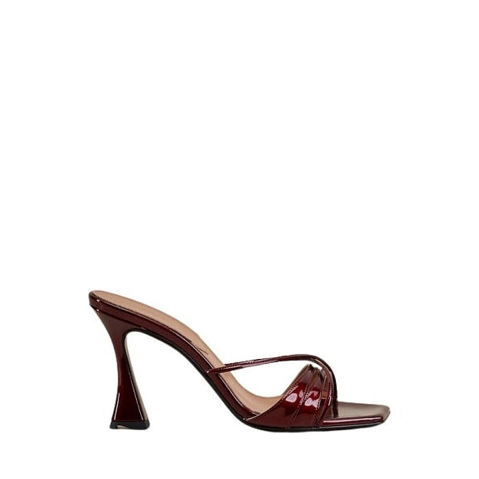 Lust 85 leather mules - Red