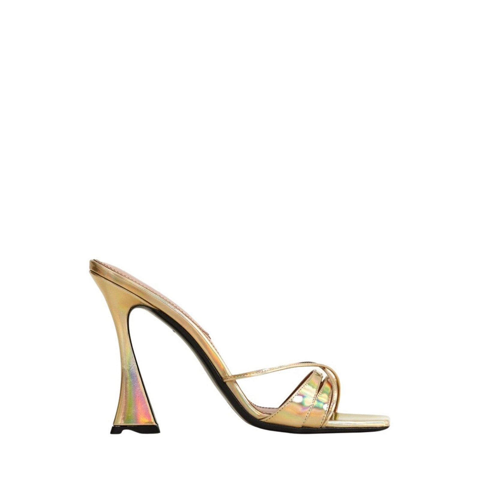 Lust 100 leather mules - Light gold