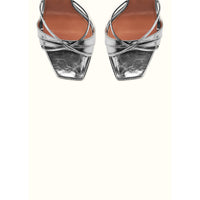 Lust 100 leather mules - Silver