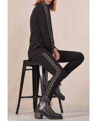 Chemise Lutine en dentelle - Black