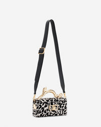 ZZNO STOCK NOIR/BLANC SAC BOITE PENCIL NANO POIGNEE CAT