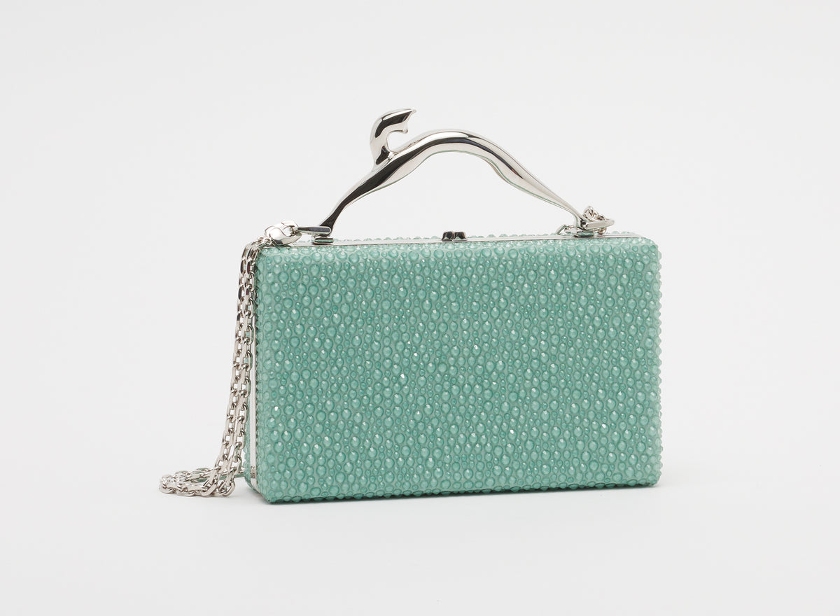Sac minaudiere fusion cat - Vert de gris