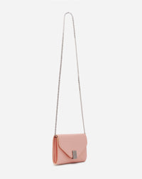 Sac Concerto chaîne en cuir - Abricot Pastel