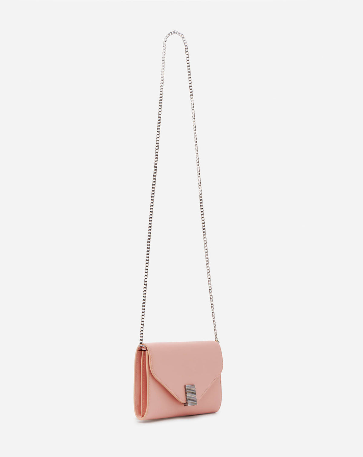 Sac Concerto chaîne en cuir - Abricot Pastel