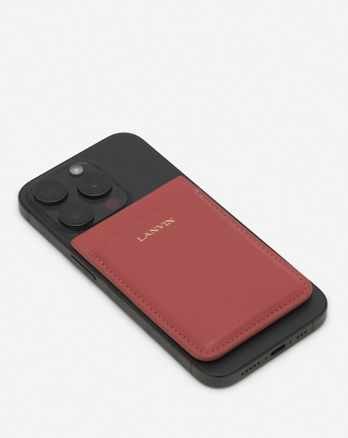 Porte cartes magnetique pour portable - Litchi