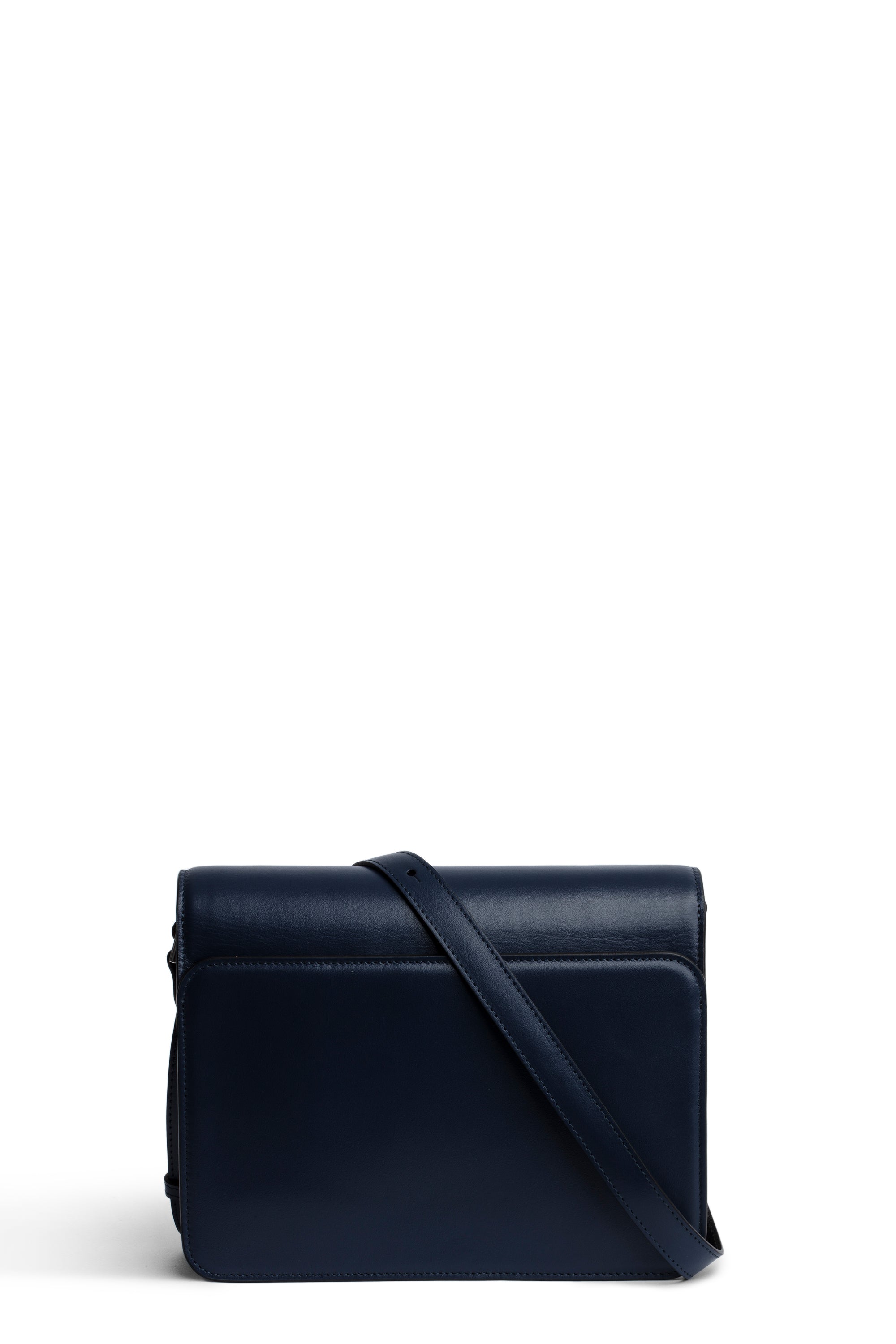 Sac à logo "ZV" Initiale Le City en cuir - Ink