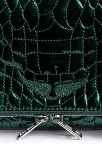 ZHORS LIGNE CHANCE ROCK WAVE PATENT CROCO QUILTED