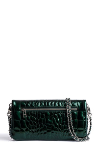 ZHORS LIGNE CHANCE ROCK WAVE PATENT CROCO QUILTED