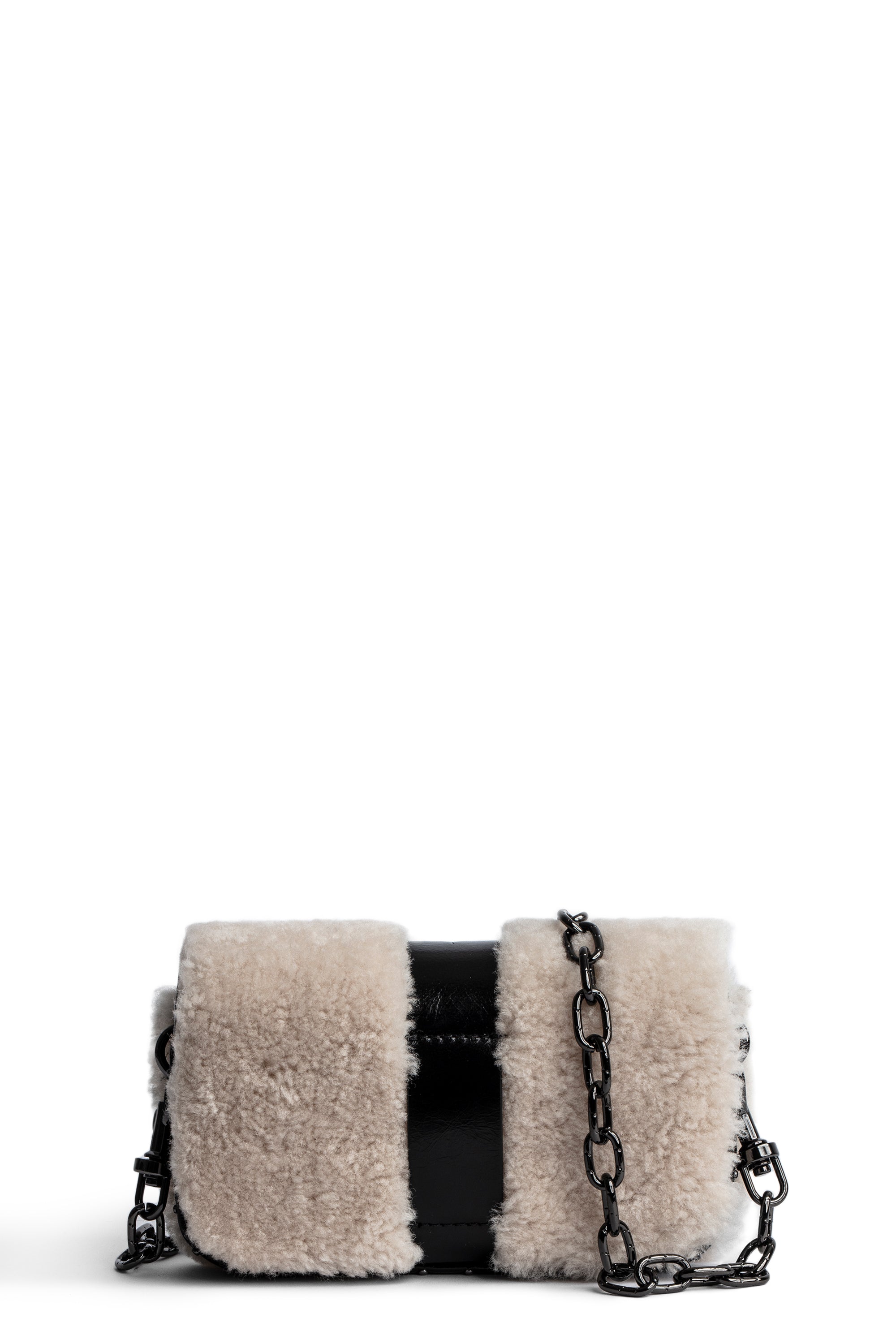 ZHORS LIGNE NOIR KATE WALLET VINTAGE PATENT + S
