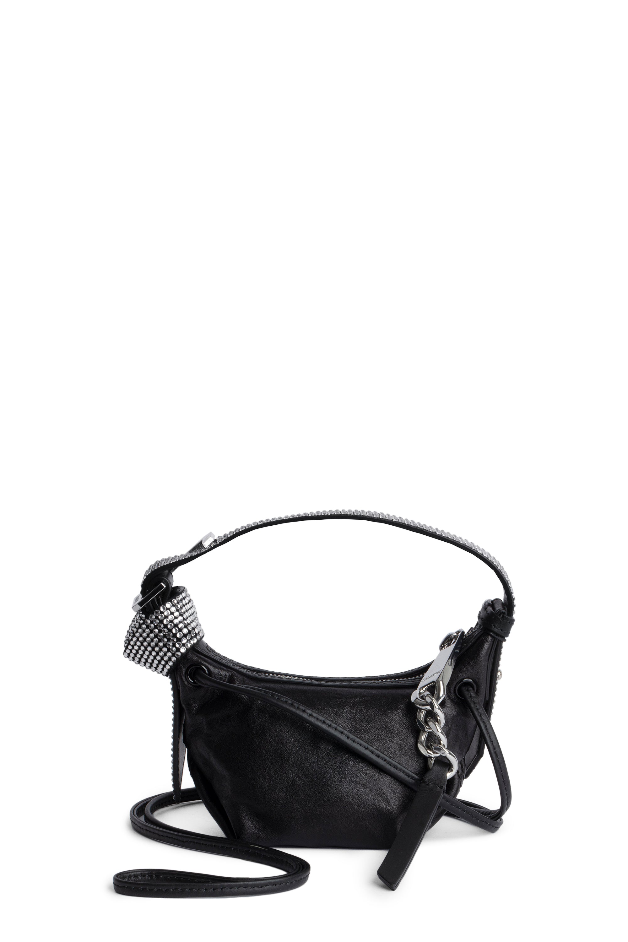 Sac Le Cecilia Mini en cuir - Noir