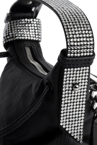 Sac Le Cecilia Mini en cuir - Noir