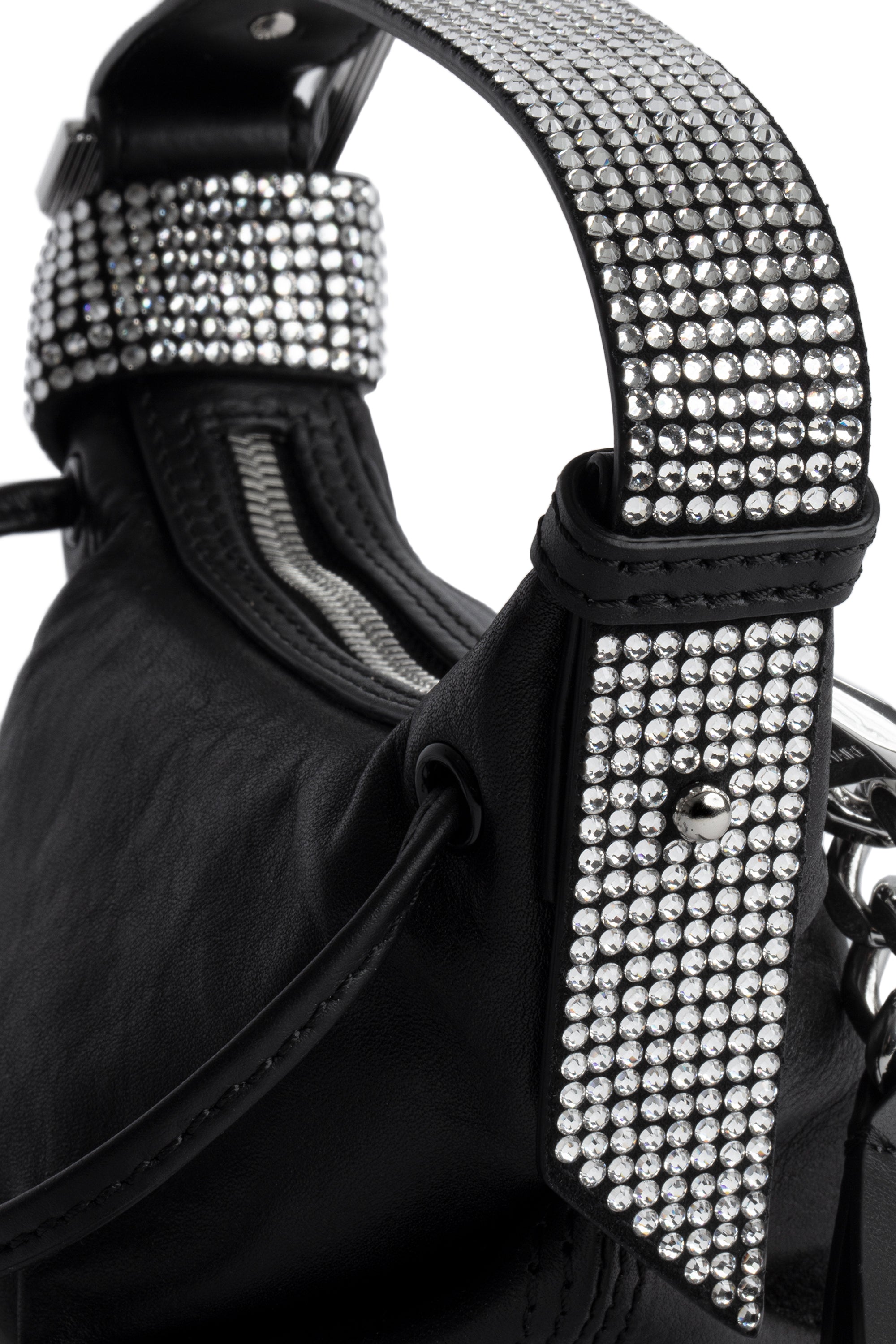 Sac Le Cecilia Mini en cuir - Noir