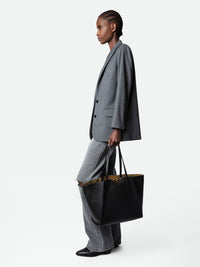 ZHORS LIGNE NOIR LE BORDERLINE GRAINED LEATHER