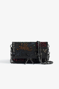 ZHORS LIGNE NOIR ROCK NANO TAG STRASS