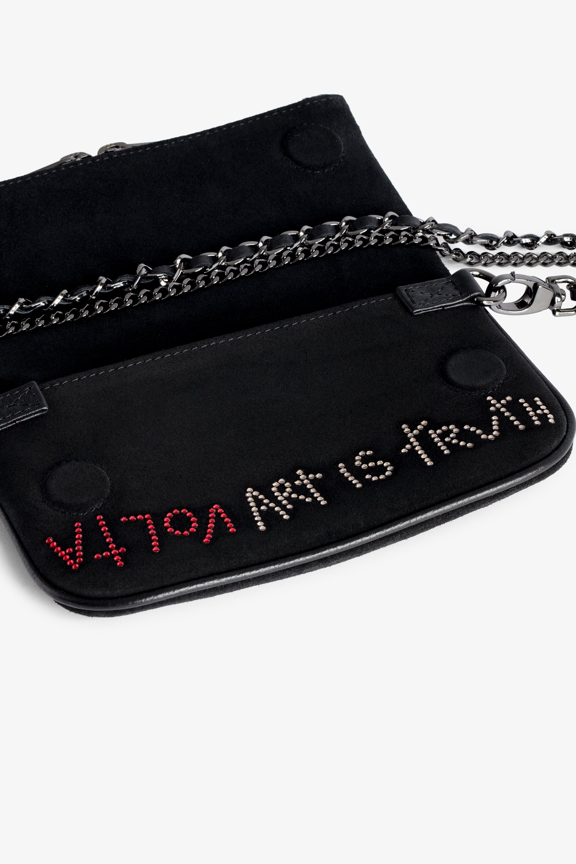 ZHORS LIGNE NOIR ROCK NANO TAG STRASS