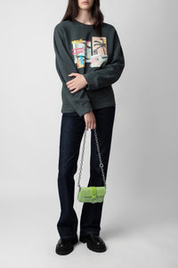 Sac Kate Wallet Glossy Wild en cuir - Tonic