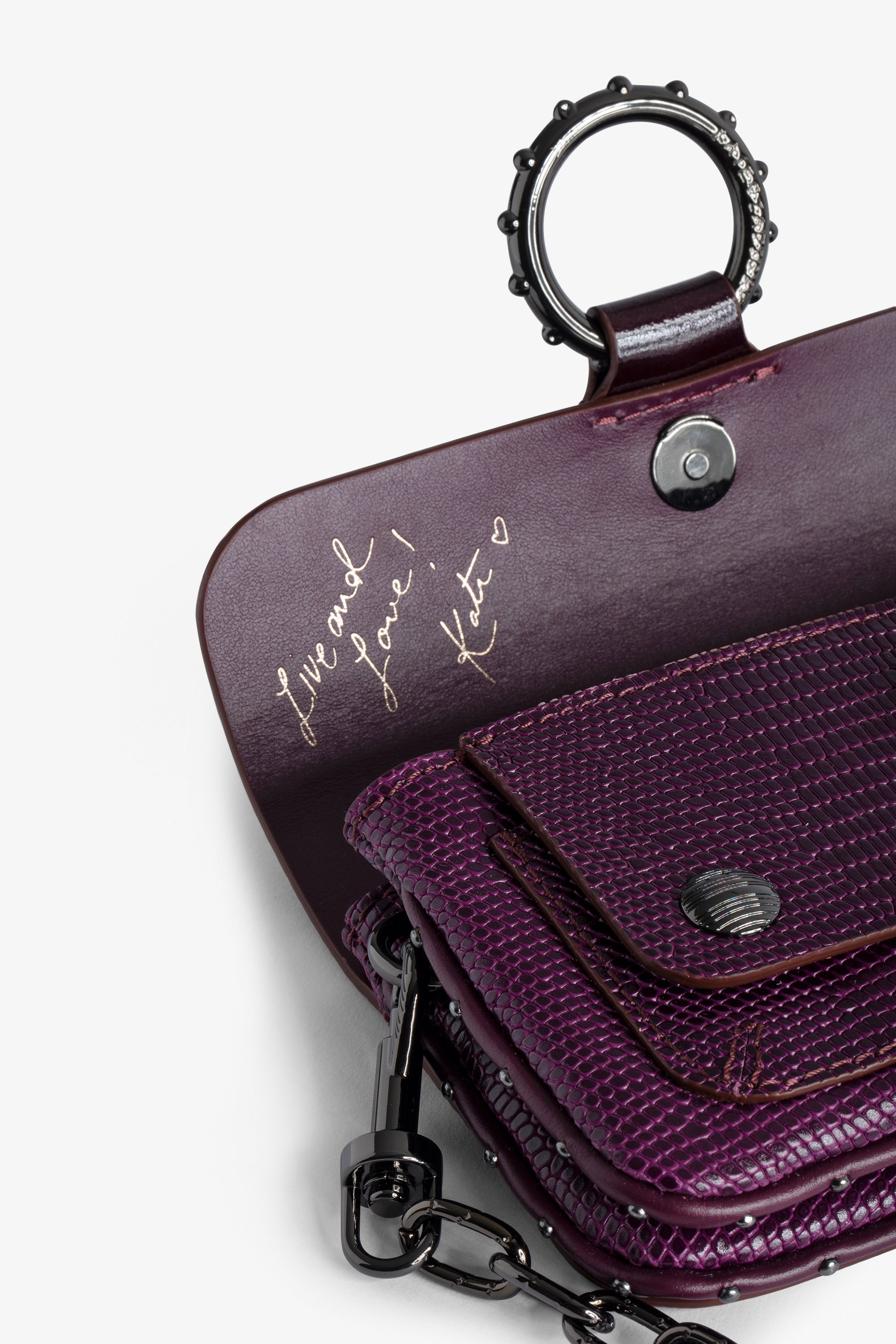 Sac Kate Wallet embossé en cuir - Beyond