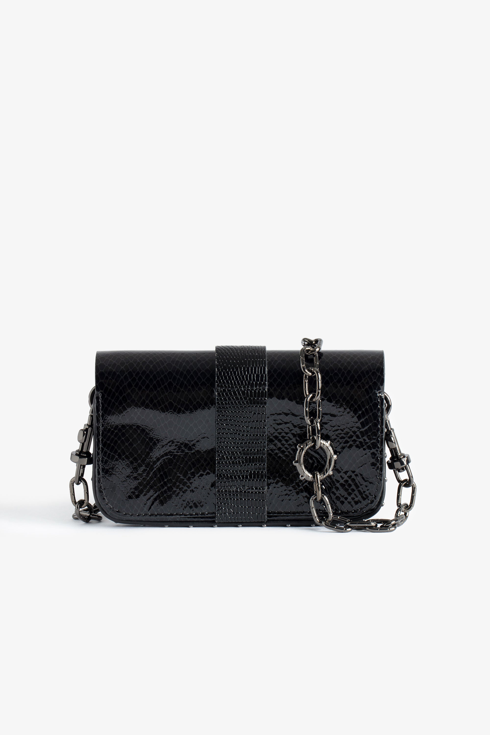 ZHORS LIGNE NOIR KATE WALLET GLOSSY WILD EMBOSS