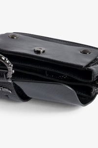 ZHORS LIGNE NOIR KATE WALLET GLOSSY WILD EMBOSS