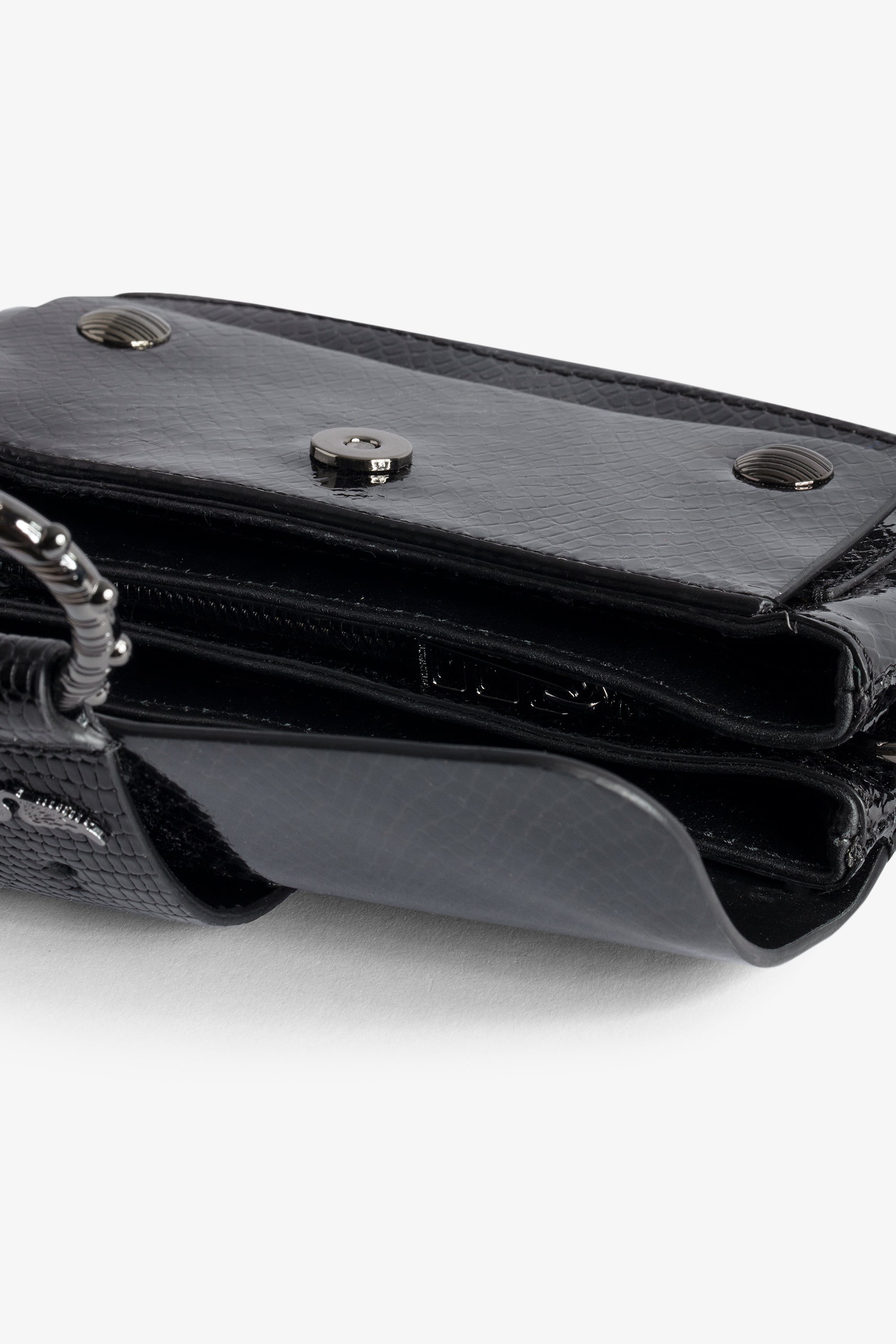 ZHORS LIGNE NOIR KATE WALLET GLOSSY WILD EMBOSS