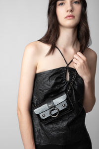 ZHORS LIGNE NOIR KATE WALLET GLOSSY WILD EMBOSS