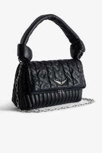 Sac Rocky Eternal Knit Shadow en cuir - Noir
