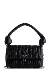 Sac Rocky Eternal Knit Shadow en cuir - Noir