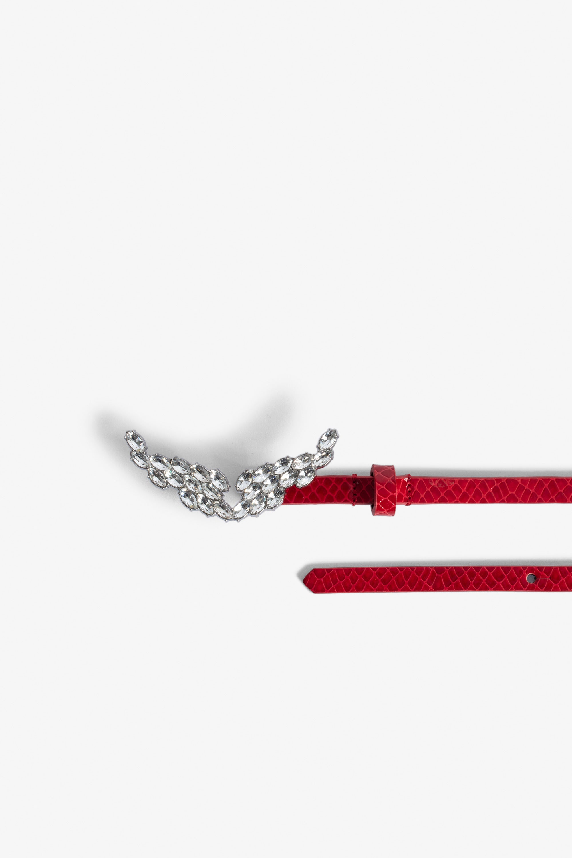 Ceinture Rock Chain Glossy Wild en cuir - Power