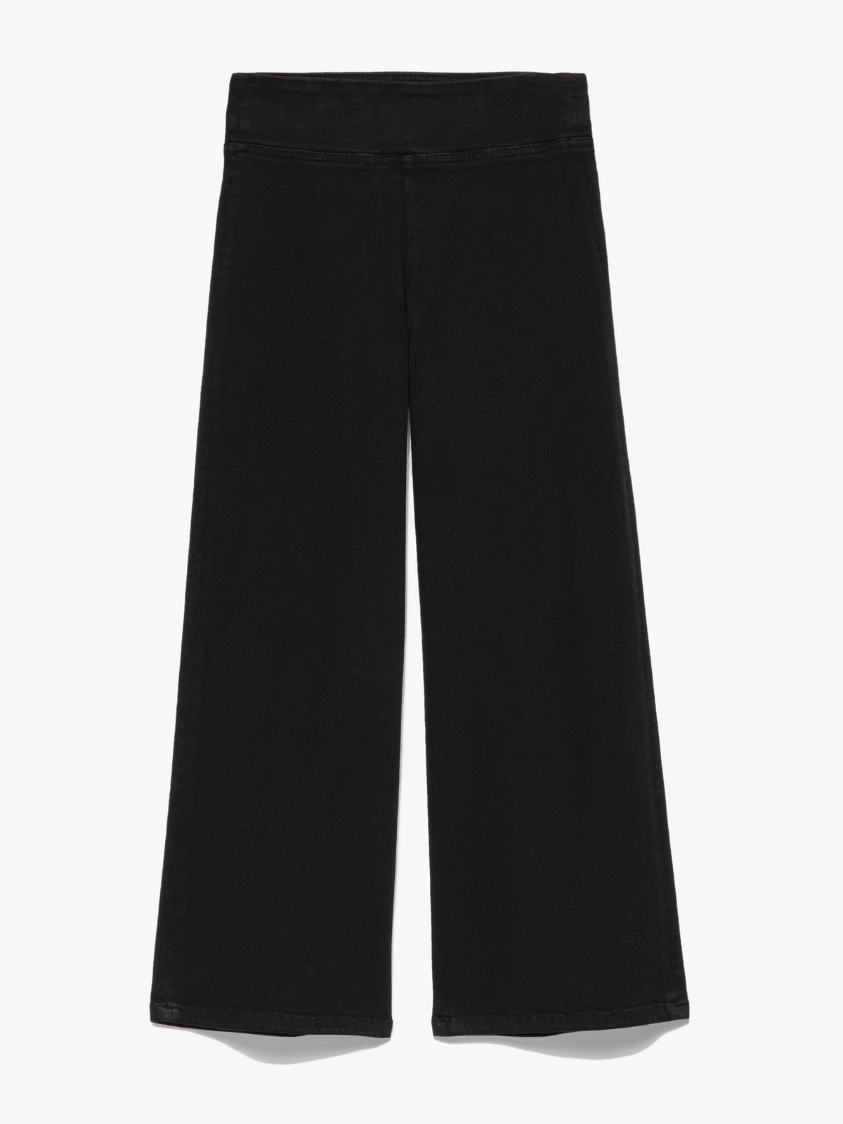 JETSET WIDE LEG CROPSHEEN NOIR