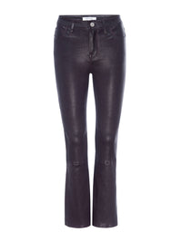 LE CROP MINI BOOT LEATHERPLUM