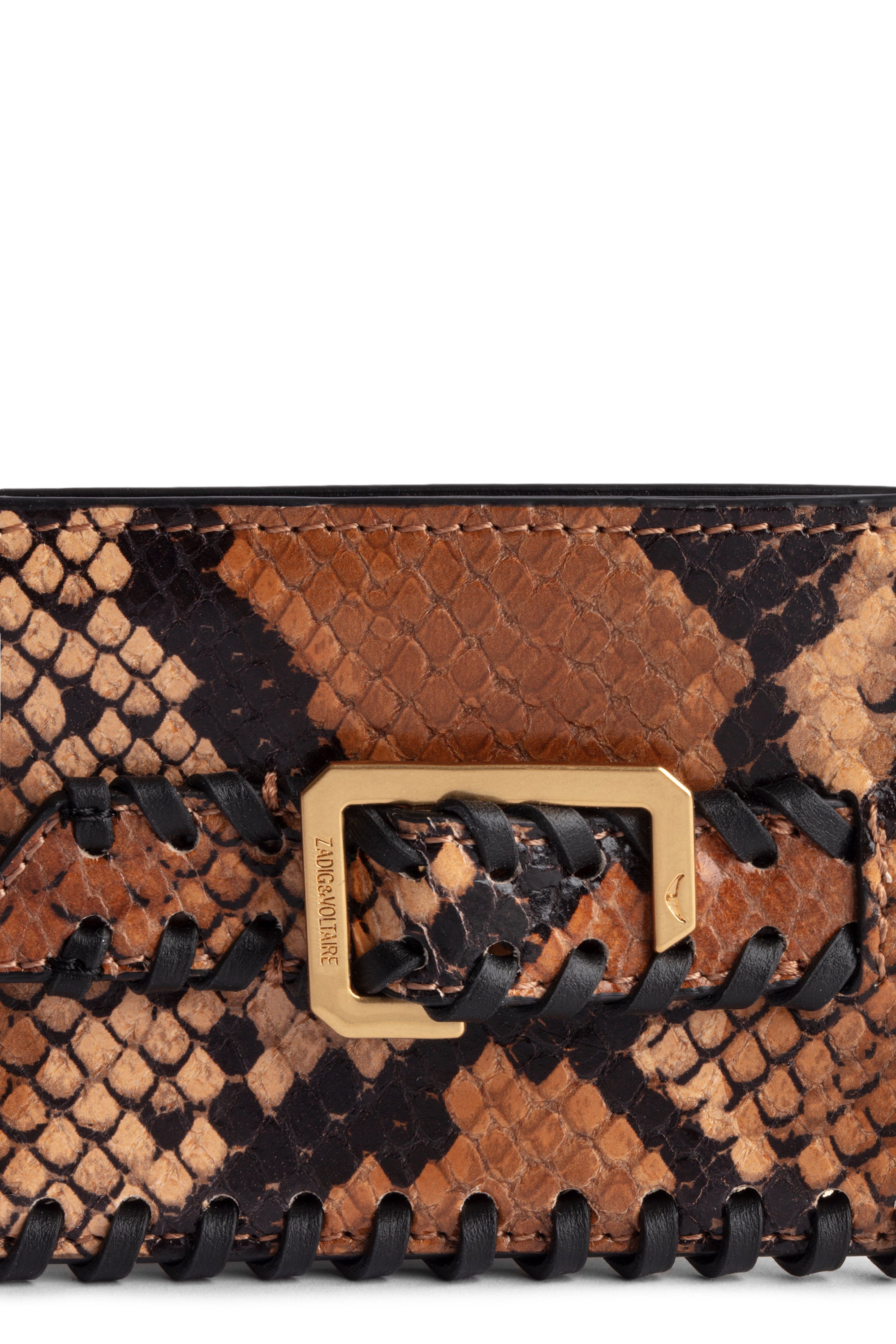 Porte-cartes Le Cecilia Pass en cuir - Tawny