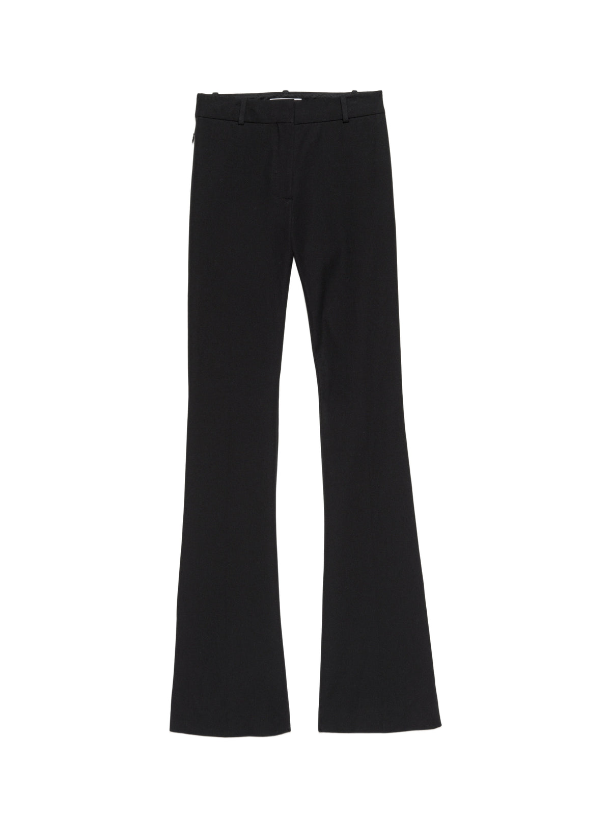 High-waisted flared trousers - Black