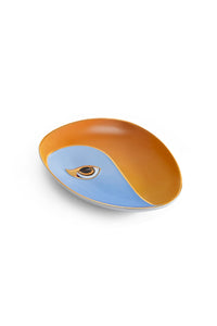 Vide-poche Lito en porcelaine - Blue & Orange