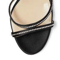 Sandales Lydia 85 - Black & Crystal
