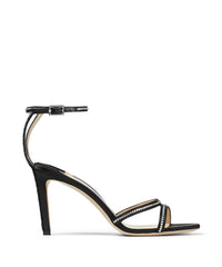 Sandales Lydia 85 - Black & Crystal