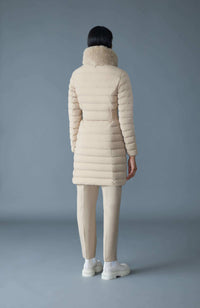 Light Camel Ladies Light Down Coat