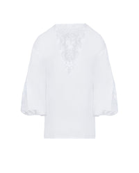 Blouse Lysandra à dentelle - White