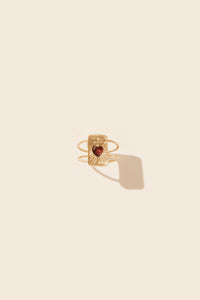 ZDELETE REF A 0 Bague L'AMOUR Bague GRENAT