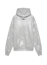 GREY MELANGE // grey logo hoodie