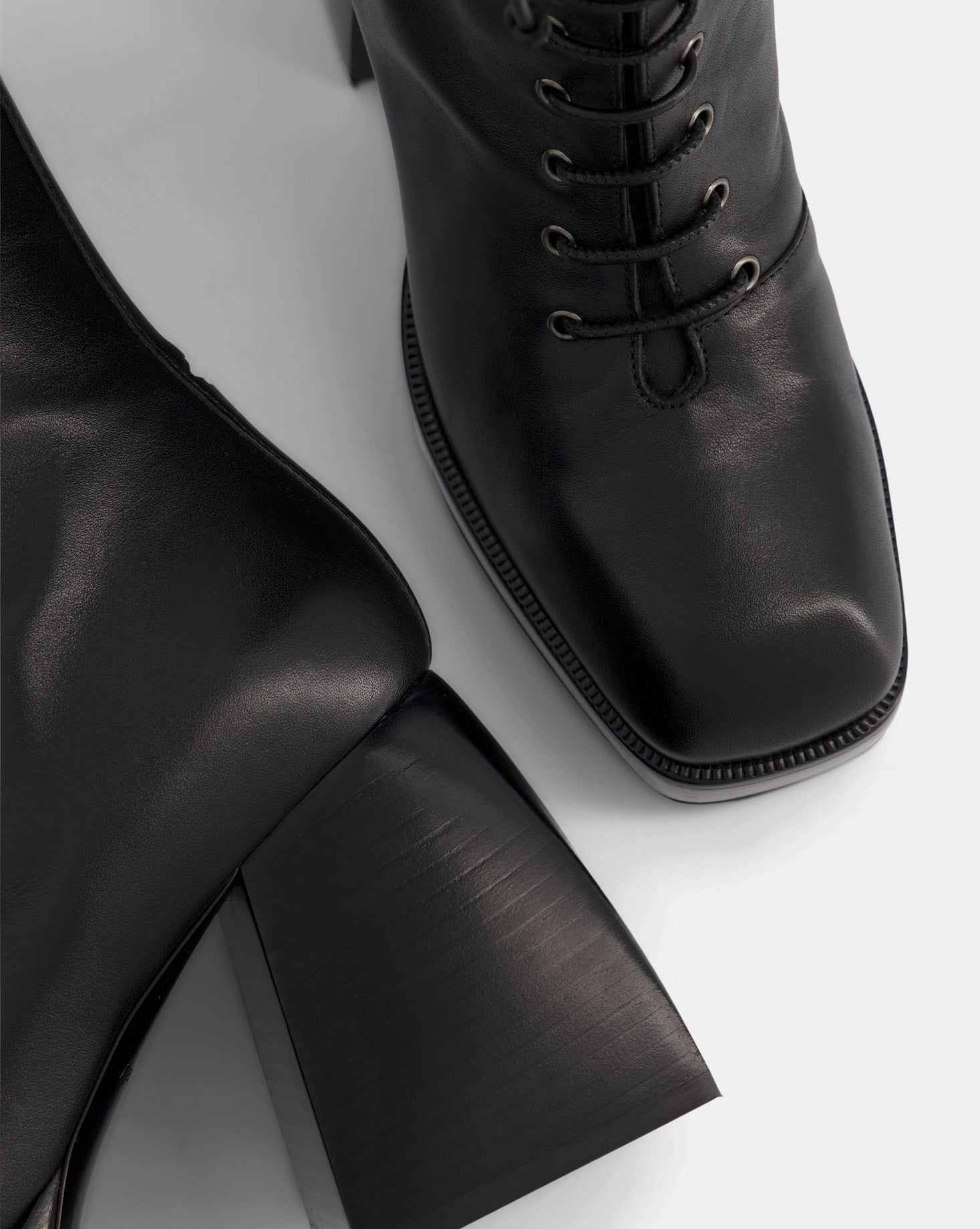 Bottes Bulla Lace Up 90 - Ame noir