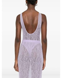 Lace Tank Bodysuit - Lilac