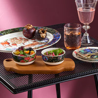 Set de 4 Assiettes mignardises Le Jardin du Palais - Multicolore